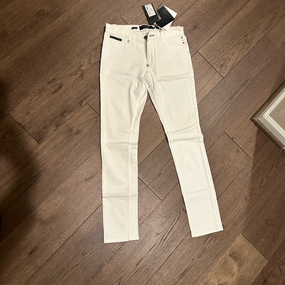 Philipp Plein Men's Off-White Skinny Jeans